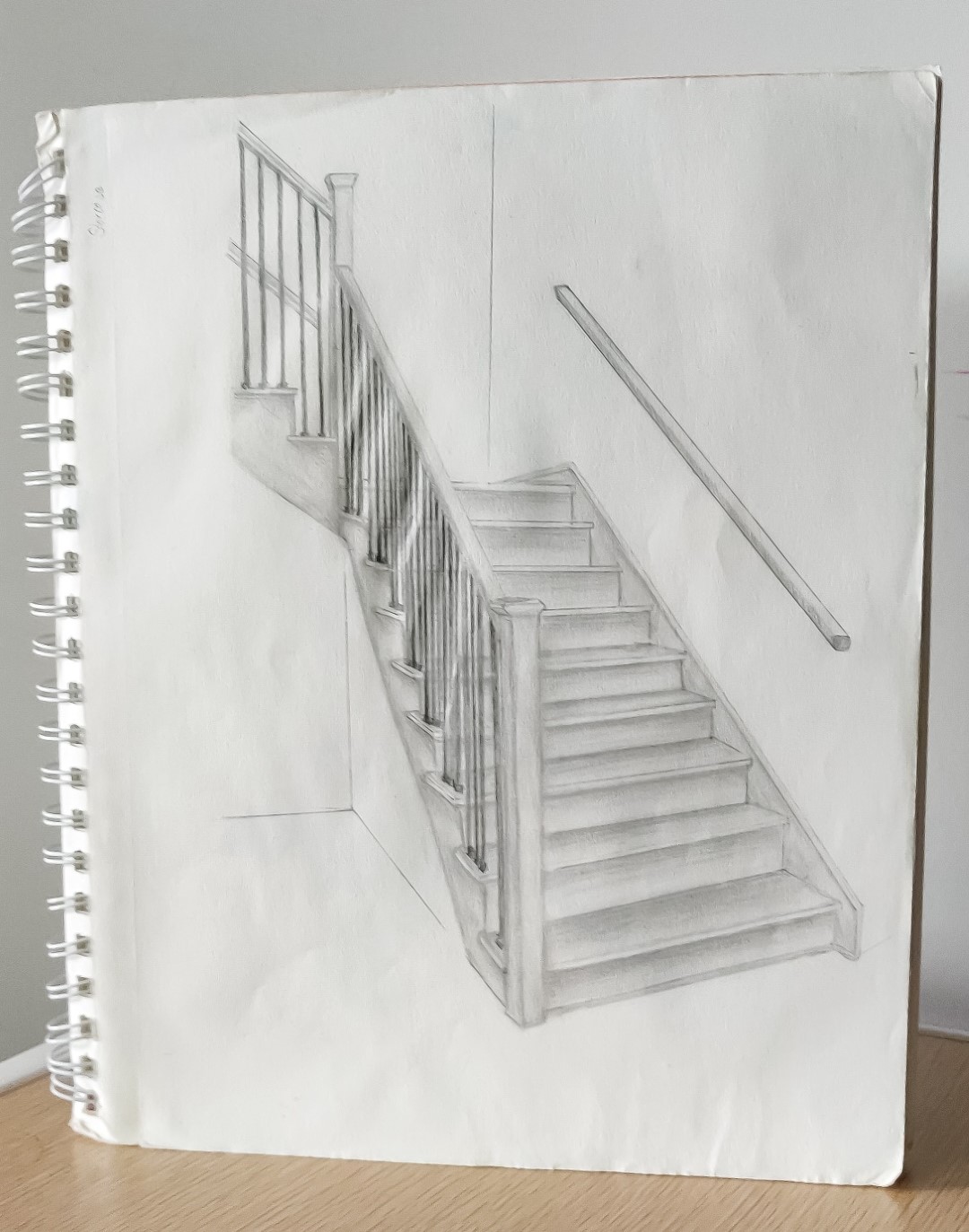 Graphite study of a staircase